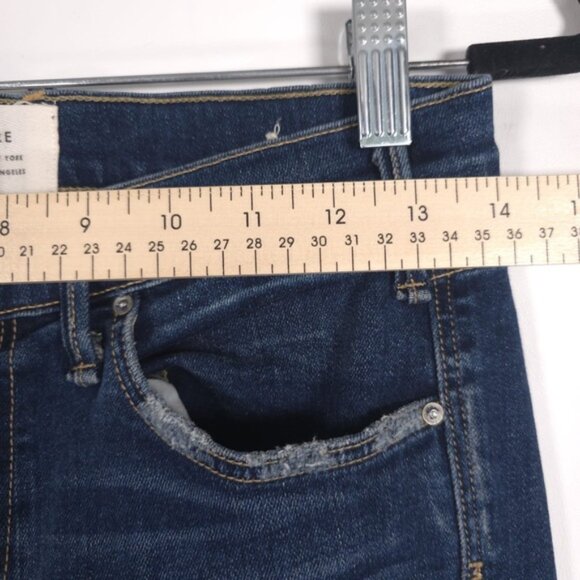 McGUIRE Women’s Jeans Mid Rise Distressed Skinny STYLE 157A Size 27 - Picture 6 of 13